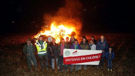 &nbsp; (Les agriculteurs sont mobilisés pour exprimer leur ras-le-bol © MAXPPP)