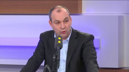 Laurent Berger, secrétaire général de la CFDT, invité éco de franceinfo le 8 janvier 2020. (FRANCEINFO / RADIOFRANCE)