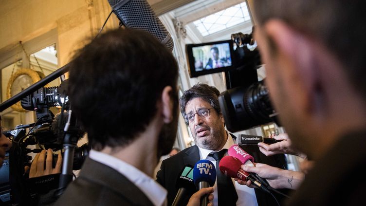 Ambiance salle des quatre colonnes durant la séance de questions au gouvernement a l'Assemblée nationale, en présence de Meyer Habib, à&nbsp;Paris, le 31 janvier 2018.&nbsp; (CHRISTOPHE MORIN / MAXPPP)