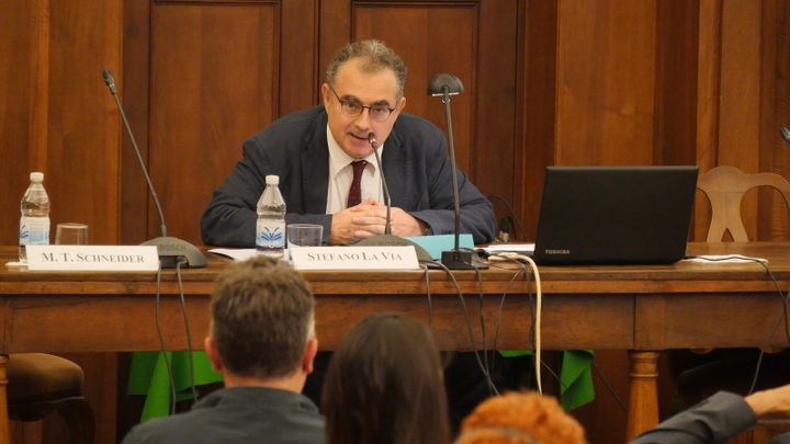 Le professeur Stefano Lavia à Venise à la Fondation Cini le 16 juin.
 (Lore)