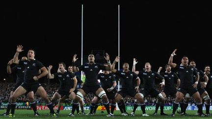 Le traditionnel haka des All Blacks