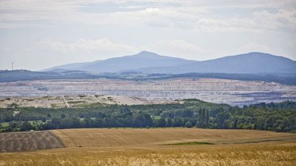 Vue depuis l'Allemagne de la mine de lignite polonaise de Turow. (EVENTPRESS HOENSCH / EVENTPRESS HOENSCH)