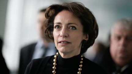 La ministre de la Sant&eacute;, Marisol Touraine, le &agrave; l'h&ocirc;pital Georges Pompidou, le 21 d&eacute;cembre 2013. (KENZO TRIBOUILLARD / AFP)