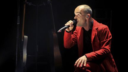 Aldebert, chanteur, au Printemps de Bourges, le 25 avril 2015. (GUILLAUME SOUVANT / AFP)