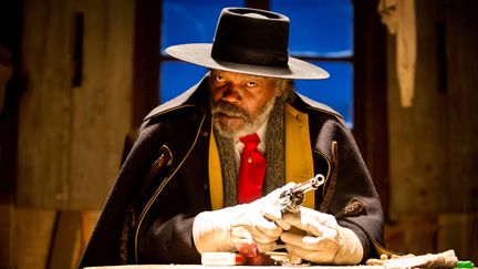 Samuel L. Jackson dans "Les Huit Salopards", de Quentin Tarantino. (ANDREW COOPER / THE WEINSTEIN COMPANY / THE KOBAL COLLECTION / AFP)