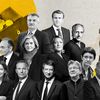 Les douze candidats à l'élection présidentielle 2022. (PIERRE-ALBERT JOSSERAND / FRANCEINFO)