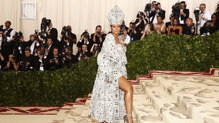 Rihanna assiste au gala du Met à New York (Etats-Unis), le 7 mai 2018. (MAXPPP)