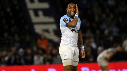 A l'image de Joe Rokocoko, l'Aviron a poussé dans le même sens devant Clermont. (GAIZKA IROZ / AFP)