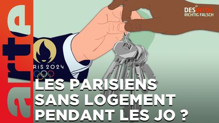 Désintox. Non, les parisiens ne vont pas libérer leur logement pour les JO. (ARTE/2P2L)