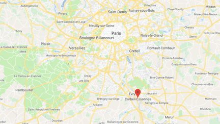 L'infirmier de 33 ans accueillait le garçon à son domicile à&nbsp;Corbeil-Essonnes (Essonne) dans la nuit du vendredi 31 août au samedi 1er septembre. (CAPTURE ECRAN GOOGLE MAPS / FRANCEINFO)