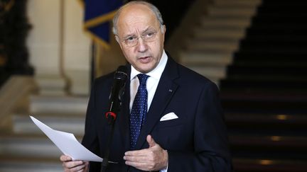 Le ministre des Affires &eacute;trang&egrave;res, Laurent Fabius, &agrave; Paris, le 24 f&eacute;vrier 2015. (FRANCOIS GUILLOT / AFP)