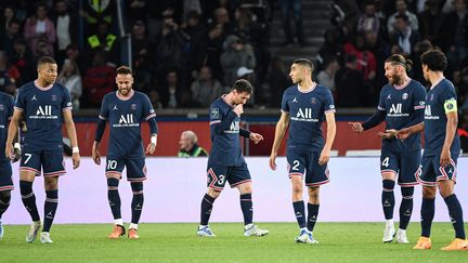 Quel sera le visage du PSG, ici face à lens le 23 avril 2022, la saison prochaine ? (BERTRAND GUAY / AFP)