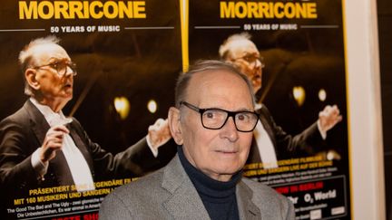 Le compositeur de musique de films italien Ennio Morricone en 2013. (J?RG CARSTENSEN / DPA)