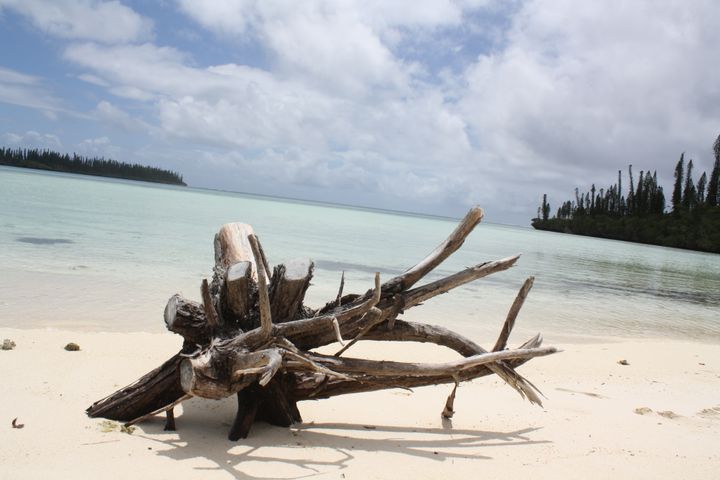 La beauté paradisiaque de l'île des Pins en Nouvelle-Calédonie. "&nbsp;Symboliquement, ici c'est les antipodes. Si on part, on commence à revenir vers la métropole. " (Emmanuel Langlois)