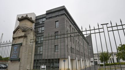 L'hôpital de Reims où se trouve Vincent Lambert, photographié le 20 mai 2019. (MAXPPP)