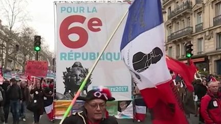 Présidentielle 2022 : Jean-Luc Mélenchon organise sa "marche pour la 6e République", à Paris