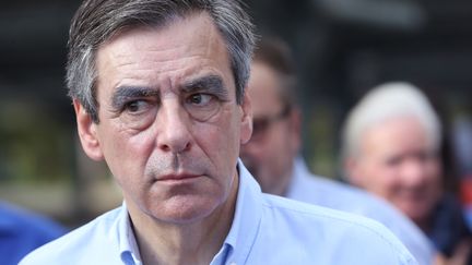 François Fillon, à La Réunion, le 11 février 2017. (RICHARD BOUHET / AFP)