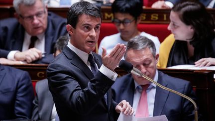  (Manuel Valls a annoncé, à l'Assemblée nationale, une série d'engagements pour la SNCF  © MaxPPP)