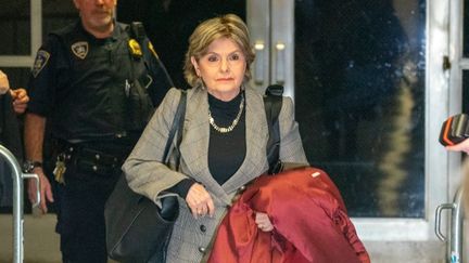 Gloria Allred à la Cour de justice de New York, le 28 janvier 2020. (DAVID DEE DELGADO / AFP)