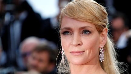 L'actrice Uma Thurman au festival de Cannes (Alpes-Maritimes), le 23 mai 2017. (JEAN-PAUL PELISSIER / REUTERS)