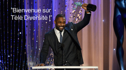 Idris Elba accepte une récompense à la 22e Annual Screen Actors Guild Awards cérémonie, le 30 janvier 2916, à Los Angeles.&nbsp; (KEVORK DJANSEZIAN / AFP)