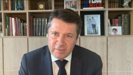 Christian Estrosi, maire Les Républicains de Nice et président délégué de la région Sud était l'invité du "8h30 franceinfo" dimanche 21 février. (FRANCEINFO / RADIOFRANCE)