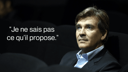 L'ancien ministre Arnaud Montebourg, le 8 mai 2016 sur France 2. (MAXPPP)