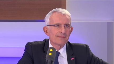 Guillaume Pepy, président du directoire du groupe SNCF, le 28 février 2019. (RADIO FRANCE / FRANCEINFO)