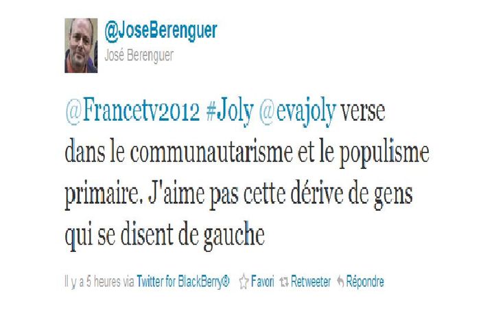 Capture d'écran de Twitter (DR)