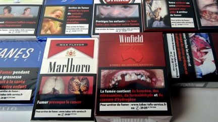 La campagne anti-tabac sur les paquets de cigarettes lancée en avril 2011. (AFP)