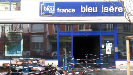 Les locaux de France Bleu Isère à Grenoble, le 29 janvier 2019. (VIRGINIE SALANSON / RADIO FRANCE)