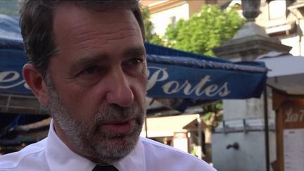 Christophe Castaner, candidat&nbsp;aux&nbsp;élections législatives dans la 2ᵉ&nbsp;circonscription des Alpes-de-Haute-Provence, est en difficulté. Certains lui reprochent ses actions en tant que ministre de l'Intérieur.&nbsp; (CAPTURE ECRAN FRANCE 3)