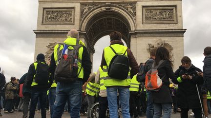 Les "gilets jaunes" manifestent à Paris le 9 mars 2019 pour leur acte XVII. (FAUSTINE MAUERHAN / FRANCE-BLEU PARIS)