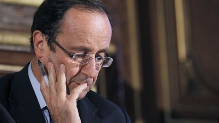 Fran&ccedil;ois Hollande &agrave; Paris, le 29 novembre 2011.&nbsp; (PATRICK KOVARIK / AFP)