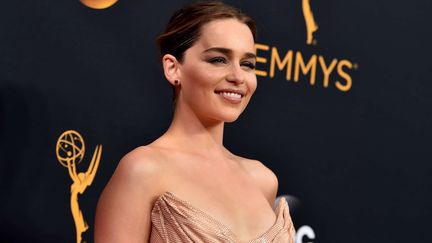 Emilia Clarke aux 68e Primetime Emmy Awards à Los Angeles en septembre 2016
 (Jordan Strauss/AP/SIPA)