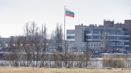 L'enclave russe de Kaliningrad, entre la Pologne et la Lituanie, le 17 mars 2023. (CHRISTINE OLSSON / TT NEWS AGENCY)