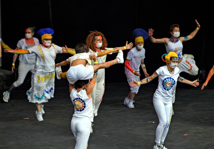 Défilé de la Biennale de la danse de Lyon, le 6/06/21 (RICHARD MOUILLAUD / MAXPPP)