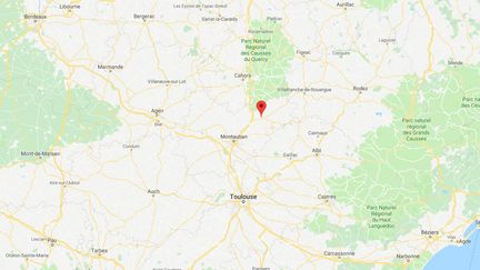 Une enquête a été ouverte après une menace de mort proférée, le 13 août 2019, contre le maire de Septfonds, dans le Tarn-et-Garonne. (GOOGLE MAPS)