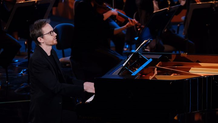 Le pianiste Alexandre Tharaud aux Victoires de la musique classique à Lyon, le 24 février. (NICOLAS ROBIN - FTV)