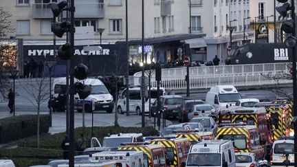 &nbsp; (Prise d'otages dans un supermarché casher, Porte de Vincennes, vendredi 9 janvier © MaxPPP)