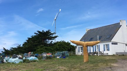 Les îles de&nbsp;Glénan, en Bretagne, pourraient bientôt produire localement, toute l'électricité dont elles ont besoin. (GREGOIRE LECALOT / RADIO FRANCE)