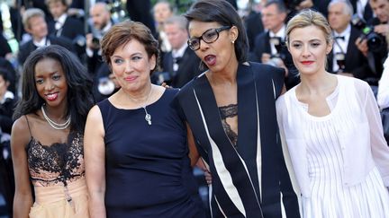 L'équipe des chroniqueuses de D8 : Hapsatou Sy, Roselyne Bachelot, Audrey Pulvar et Elisabeth Bost
 (Franck Castel/Wostok Press/Maxppp France)