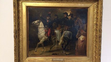 Esquisse pour la Bataille de Jemmapes, 19e siècle, Horace Vernet. (Mélanie Tournadre / Radio France)