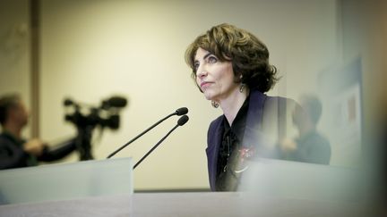 Marisol Touraine, le 20 février 2017 à Paris.&nbsp; (THOMAS PADILLA / MAXPPP)