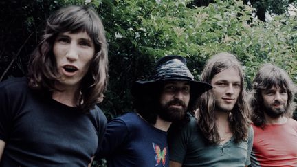 Pink Floyd (de gauche à droite Roger Waters, Nick Mason, David Gilmour et Richard Wright) au Japon en août 1971. 
 (Koh Hasebe / Shinko Music / Getty Images)