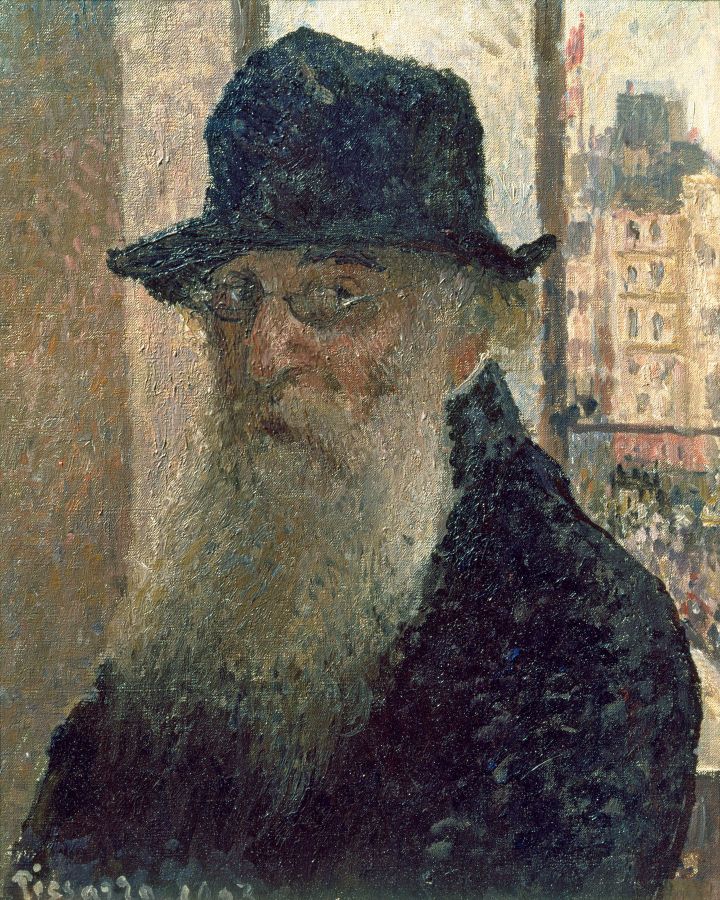 Camille Pissarro, Autoportrait, 1903 - Tate, donation de Lucien Pissarro, fils de l'artiste, 1931
 (Museo Thyssen-Bornemisza)