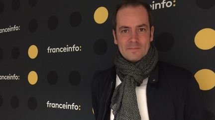 L'humoriste Tanguy Pastureau, invité sur franceinfo. (RADIO FRANCE / SOPHIE BRIA)