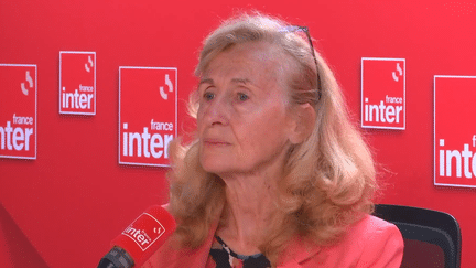 Nicole Belloubet, ministre de l'Éducation nationale, invitée sur France Inter, lundi 2 septembre 2024. (FRANCE INTER / RADIO FRANCE)