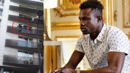 Mamoudou Gassama, jeune malien de 22 ans devenu héros à Paris après avoir sauvé la vie d' un enfant de quatre ans. (Capture d&#039;écran)