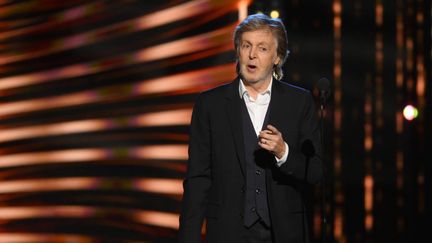 Paul McCartney le 30 octobre 2021 à Cleveland (États-Unis), lors d'une cérémonie du Rock &amp; Roll Hall of Fame (DAVID RICHARD / AP / SIPA / SIPA)